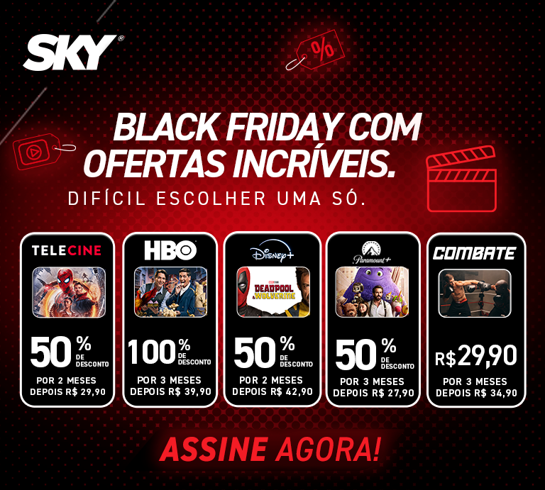 O melhor da SKY no seu sofá. Assine Agora.